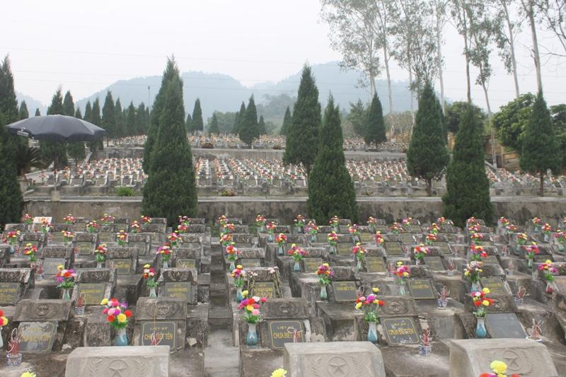 Nhiều liệt sĩ chưa xác định được tên tuổi, quê quán tại Nghĩa trang Vị Xuyên