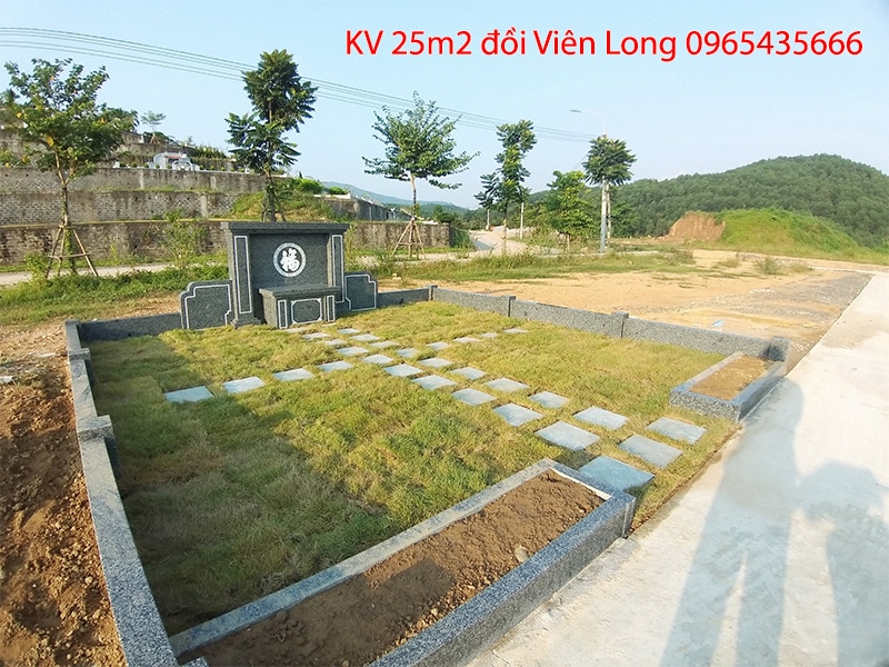 Khuôn viên 25m2 đồi Viên Long để 6 phần mộ khô